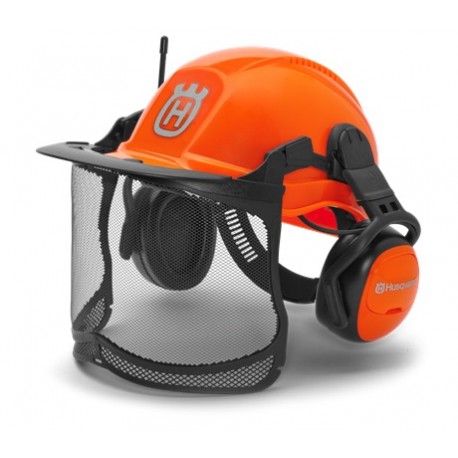 Kask leśny Functional, z radiem FM